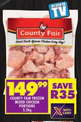 Shoprite County fair frozen mixed chicken portions offer