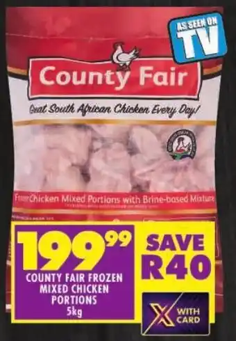 Shoprite County fair frozen mixed chicken portions offer