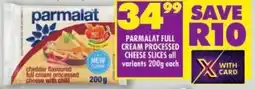 Shoprite Parmalat full cream processed cheese slices offer