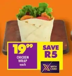 Shoprite Chicken wrap offer