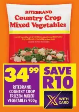 Shoprite Ritebrand country crop frozen mixed vegetables offer