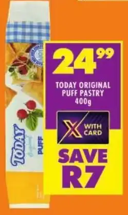 Shoprite Today original puff pastry offer