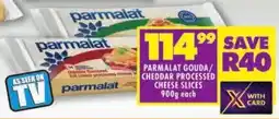 Shoprite Parmalat gouda/ cheddar processed cheese slices offer