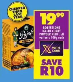 Shoprite Robertsons rajah curry powder refill offer