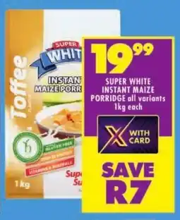 Shoprite Super white instant maize porridge offer