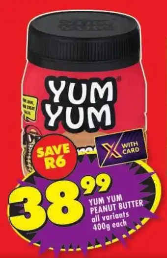 Shoprite Yum yum peanut butter offer