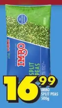 Shoprite Imbo split peas offer
