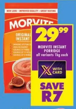 Shoprite Morvite instant porridge offer