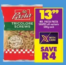 Shoprite Mr. pasta pasta shapes all variants offer