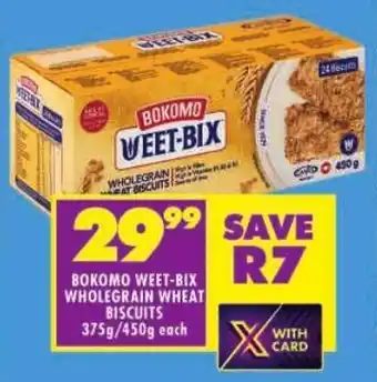 Shoprite Bokomo weet-bix wholegrain wheat biscuits offer