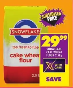 Shoprite Snowflake cake wheat flour offer