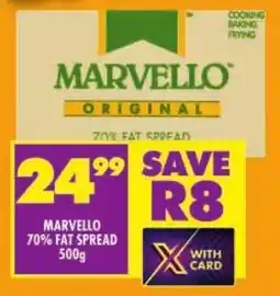 Shoprite Marvello 70% fat spread offer