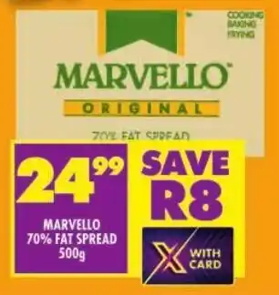 Shoprite Marvello 70% fat spread offer