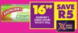Shoprite Baumann's lemon creams biscuits offer