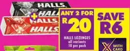 Shoprite Halls lozenges offer