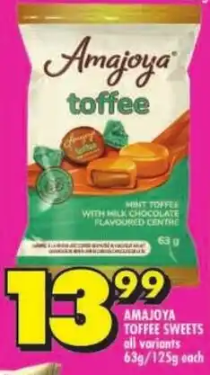 Shoprite Amajoya toffee sweets offer