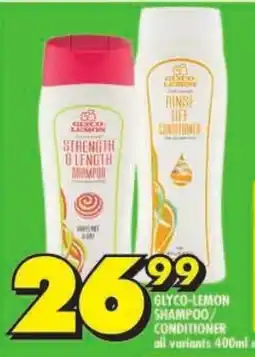 Shoprite Glyco-lemon shampoo/ conditioner offer