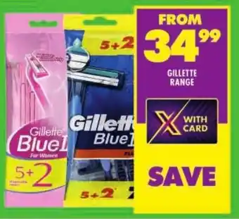 Shoprite Gillette range offer
