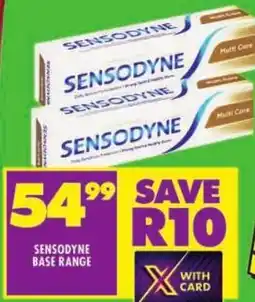Shoprite Sensodyne base range offer