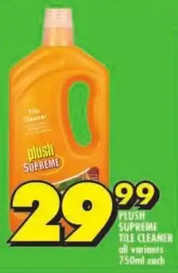 Shoprite Plush supreme tile cleaner offer