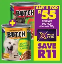 Shoprite Butch wet dog food offer