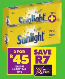 Shoprite Sunlight laundry bar offer