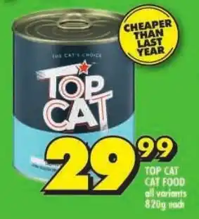 Shoprite Top cat cat food offer