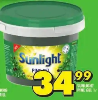 Shoprite Sunlight pine gel offer