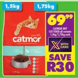 Shoprite Catmor dry cat food offer