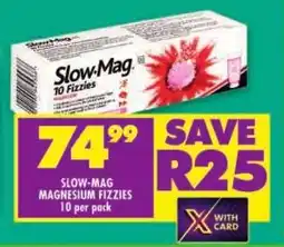 Shoprite Slow-mag magnesium fizzies offer