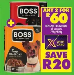 Shoprite Boss wet dog food offer