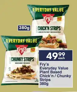 President Hyper Fry's Everyday Value Plant Based Chick'n/ Chunky Strips offer