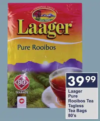 President Hyper Laager Pure Rooibos Tea Tagless Tea Bags offer
