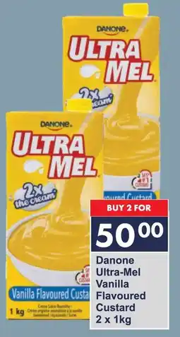 President Hyper Danone Ultra-Mel Vanilla Flavoured Custard offer