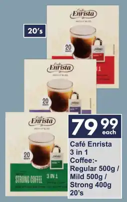 President Hyper Café Enrista 3 in 1 Coffee Regular/ Mild/ Strong offer