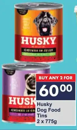 President Hyper Husky Dog Food Tins offer