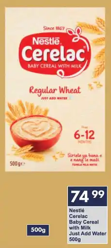 President Hyper Nestlé Cerelac Baby Cereal with Milk Just Add Water offer