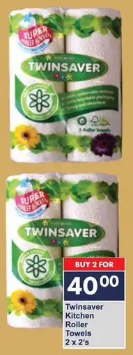 President Hyper Twinsaver Kitchen Roller Towels offer