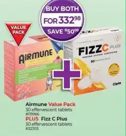 Dis-Chem Buy both for 332.98 offer