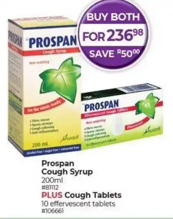 Dis-Chem Buy both for 236.98 offer