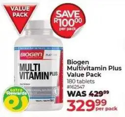 Dis-Chem Biogen Multivitamin Plus Value Pack offer