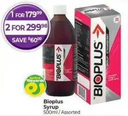 Dis-Chem Bioplus Syrup offer