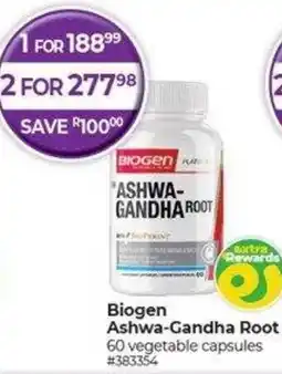 Dis-Chem Biogen Ashwa-Gandha Root offer