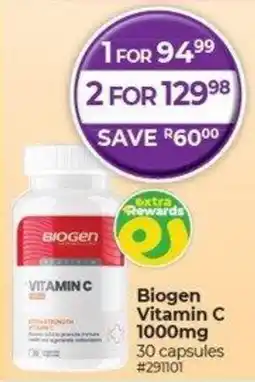 Dis-Chem Biogen Vitamin C 1000mg offer