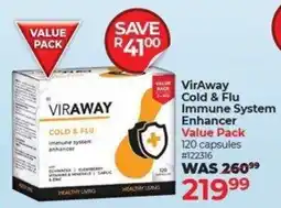 Dis-Chem VirAway Cold & Flu Immune System Enhancer offer