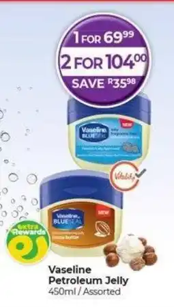 Dis-Chem Vaseline Petroleum Jelly offer