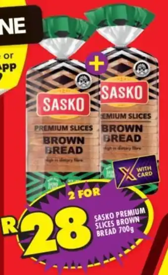 Shoprite Sasko premium slices brown bread offer