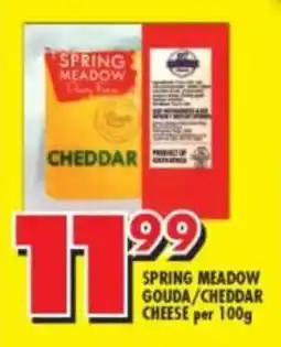 Shoprite Spring meadow gouda/ cheddar cheese offer