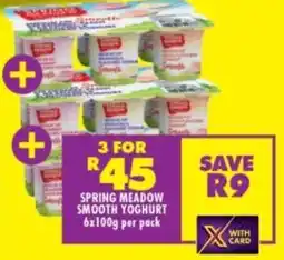 Shoprite Spring meadow smooth yoghurt offer