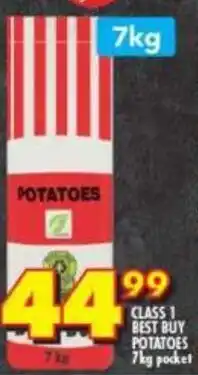 Shoprite Class 1 best buy potatoes offer
